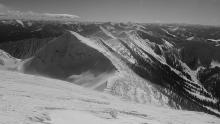 Flagging in the Flathead Range