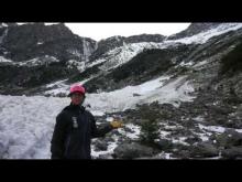 11/28/17.  Avalanche debris at Avalanche Lake