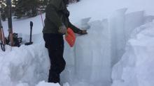 Teton Pass Snow Pit