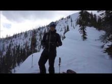 January 30, 2017 - Just a tad windy, Tunnel Ridge, Flathead Range