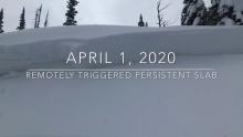 April 1, 2020. Remotely triggered persistent slab