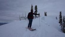 Near Miss Cornice Fall, Noisy Basin