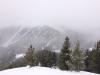 light to moderate snowfall in JFS Canyon